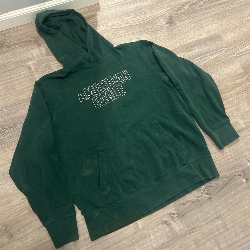American Eagle Outfitters Forest Green Hoodie